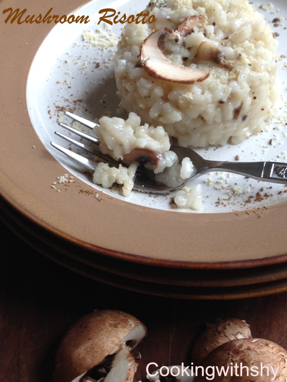 Mushroom risotto