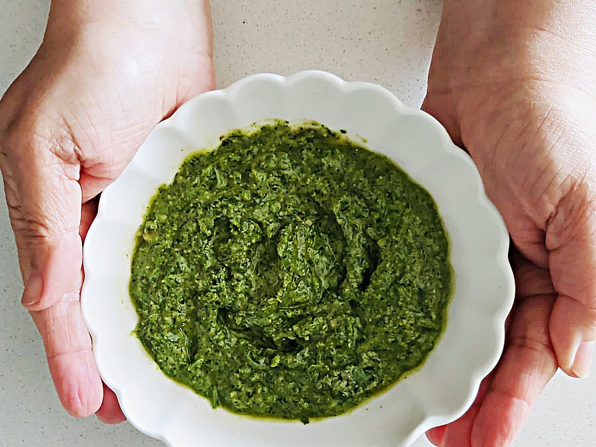 Coriander-Walnut Pesto